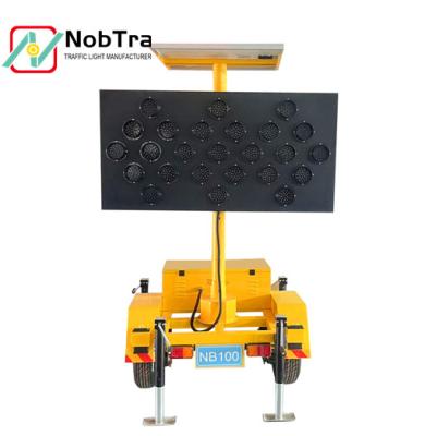 China LED Arrow Traffic Control Board for Construction Zone with Portable Trailer for sale