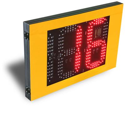 China Speed Radar Traffic Sign Price 2 Color red and green speed limit sign with integrated radar,visible distance above 300 meter on sale Te koop