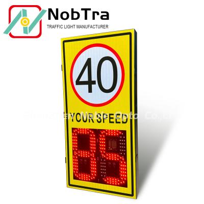 Китай Solar Powered Radar Sign with Temperature Display продается