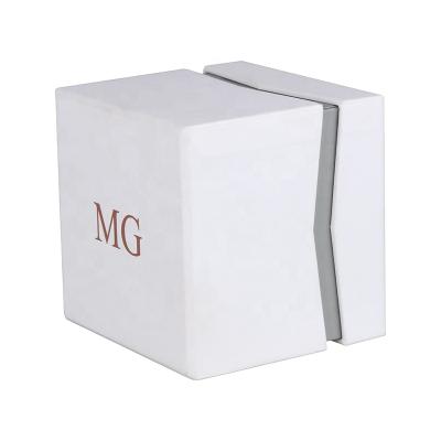 China Luxury Custom Recycled Materials OEM Logo Colorful Packaging Gift Watch Box With Magnet for sale