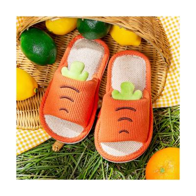 China Good Quality Summer Casual Shoes Kids Home Canvas Slippers Breathable for sale