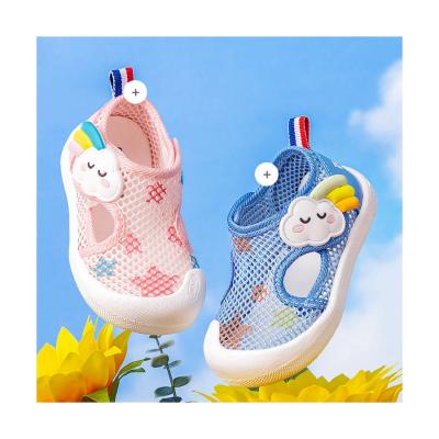 China Good Quality Kids Breathable TPR Sports Shoes Suitable Price Unique Baby Walking Shoes for sale