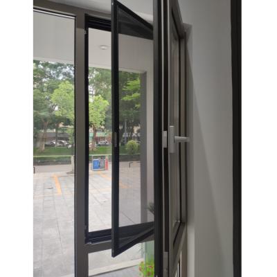 China Magnetic Energy Efficient Thermal Tight Casement Windows Anti Theft Hurricane Impact Burglar Proof Break Security Screen Grille for sale