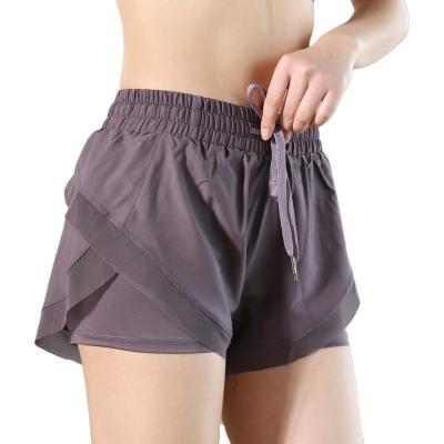 China Breathable High Quality Quick Dry Gym Training Recycling Running Women Fitness Sport Shorts for sale