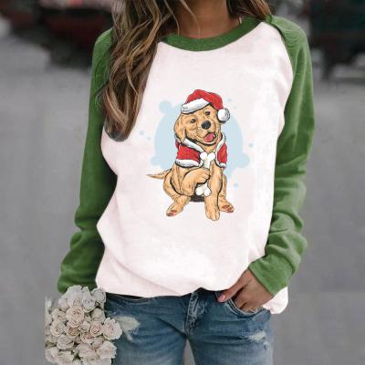 China 2021 Wholesale Women's Print Sweaters Ladies Sweater Christmas Sweater Breathable Animal Sweater For Woman for sale