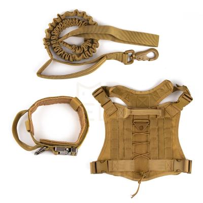 China Large Dog Harness Tactical Strong Safe Strong Stocked Outdoor Neck Strap Easy To Wear Dog Clothes for sale