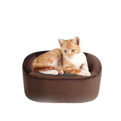 China High Quality Sustainable Pet Furniture Luxury Animal Velvet Cat Dog Sofa Bed for sale