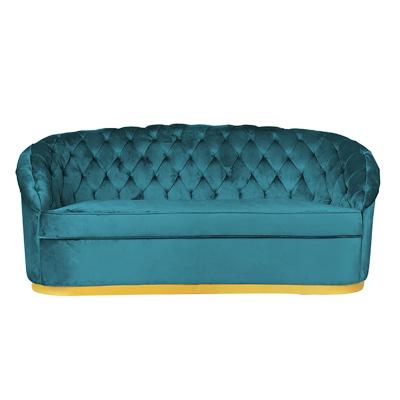 China Velvet Chesterfield Sofa Sets Modern Luxury Sofa Bed Home Furniture for sale