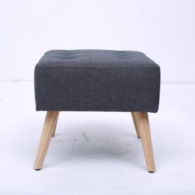 China ODM&OEM Fashion Design Fabric Wooden Stool Eco-friendly Small Stool for sale