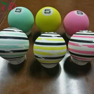 China Promotional Toy Rubber Ball With Frosted Solid Bounce Toy 60MM Rubber High Surface for sale