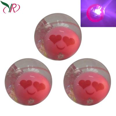 China Promotional Toy Custom Design Halloween Led Water Bouncing Ball With Flashing Light for sale