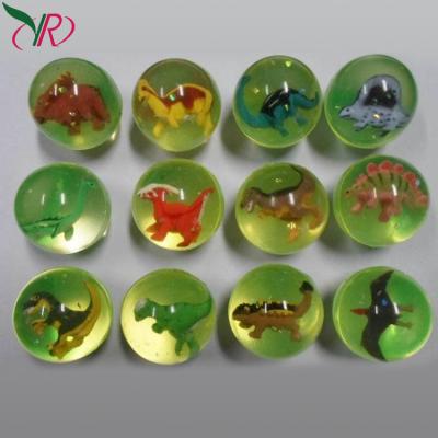 China Promotional Rubber Toy High Quality Synthetic 49Mm Glow In The Dog Diy Black Soccer Ball Toy With 3D Dark Bouncing Animal for sale