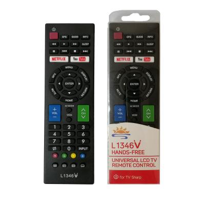 China Replacement Shockproof Remote Control IR TV Remote L1346V For Sharp LCD/LED TV Universal Outdoor for sale