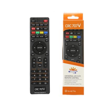 China Factory Wholesale Shockproof LCD/LED Universal TV Remote CRC707V TV Remote Control for sale