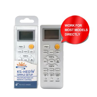 China High Quality Timer Function KS-HE01V AC Remote For Haier Air Conditioner for sale