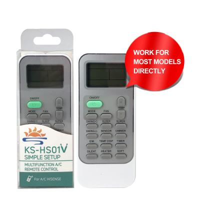 China Universal Timer Function KS-HS01V AC Remote For Hisense Air Conditioner for sale