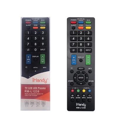 China Auto Shutoff Factory Price RM-L1238 Replacement TV Remote For Sharp LCD / LED Remote Control TV for sale