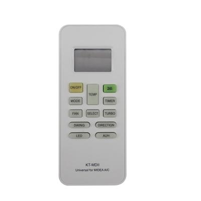 China KT-MDII Timer Function Replacement AC Remote Control for Midea Air Conditioner Outdoor for sale