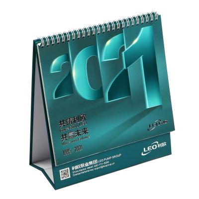 China paper & Factory 23 Year Cardboard Custom 2022 Spiral Wall Desk Calendar Printing for sale