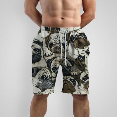 China Manufacturing company of men's swimming trunks beach shorts pockets swimwear casual swimwear plus size beach wear for sale