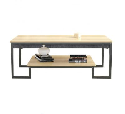 China Wooden (the other) adjustable modern minimalist steel right angle coffee table low living room for sale