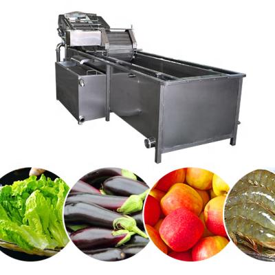 China Continuous Vegetables Vegetables Preprocessing Line Washing And Peeling Equipment for sale