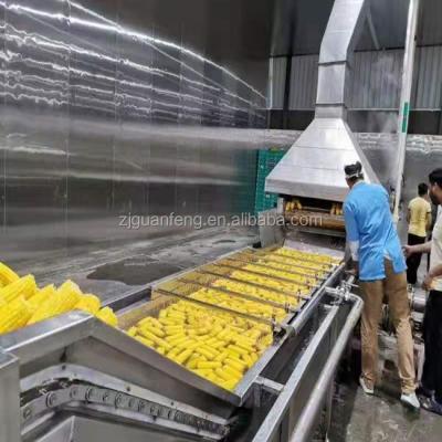 China Factory Sale Hot Frozen Food Processing Machine Industry Frozen Corn Freezing Processing Line for sale