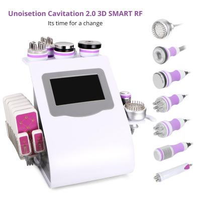 China Acne Treatment Lipo Laser 9 in 1 Vacuum Cavitation RF Lipolaser Slimming Machine Best Lipo Laser Machine For Sale for sale