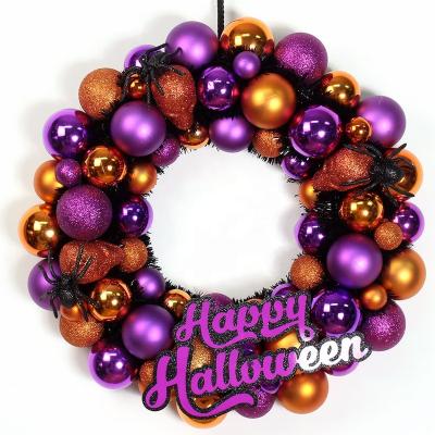 China Unbreakable Decoration Plastic Supplier Christmas Ball Garland For Halloween Decoration 30cm - 60cm for sale