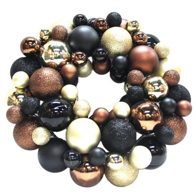 China Wall Hanging Christmas Decoration 13inch Unbreakable Plastic Baubles Christmas Garlands Balls for sale