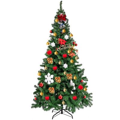 China Durable Premium Artificial Christmas Tree Fir Hinged Christmas Tree With Metal Stand For Indoors&Outdoors 6ft for sale