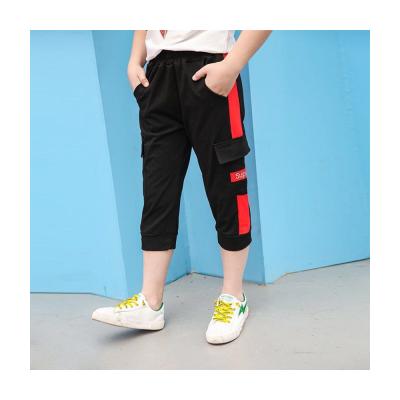 China Korean Boys Capris Anti-Pilling Ice Style Shorts Elastic Force Movement Leisure Pants Work Thin Silk Easy Trousers for sale