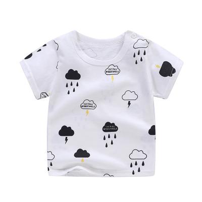 China Kids Boys And Girls Cute Short Sleeve Animal Cartoon T-shirt Cotton Anti-Shrink Cute Cute Animal Cartoon Korean Style for sale