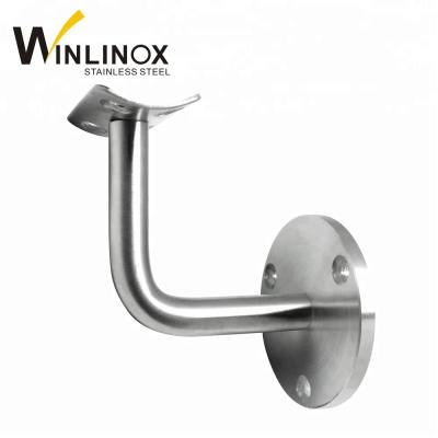 China Modern Stainless Steel Wall Mount Rod Stair Handrail Bracket Fixed for sale