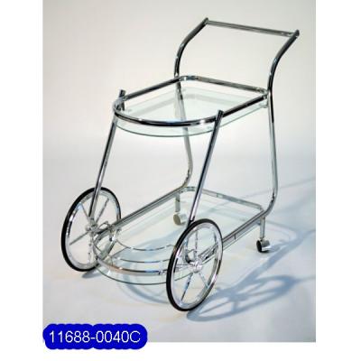 China High Quality Hotel Trolley 11688-0040C Metal Tea Cart for sale