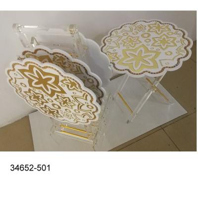 China Coffee Table New Design Acrylic Tea Table Set 34652-501 for sale