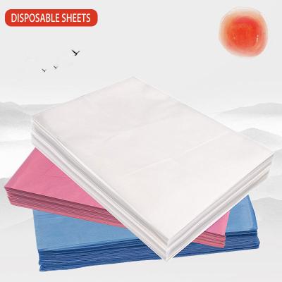 China 100% Polyester 80*180cm Water Proof Bed Sheet Disposable Massage Sheets Disposable Massage Sheet for sale