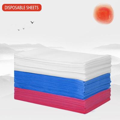 China 100*200cm Blue Disposable Bed Sheets Disposable Sheet Hospital Bed Spa Sheet for sale