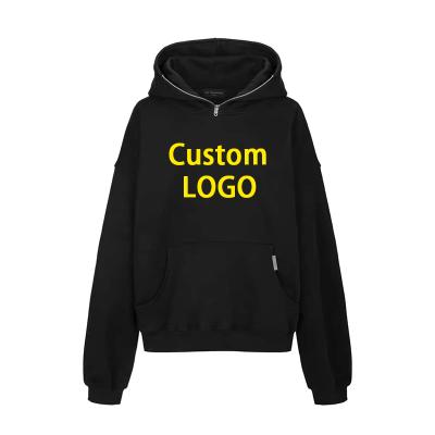 China Heavy wholesale high quality winter anti-pilling custom LOGO men's hoodies and sweatshirts cotton hoodie for sale