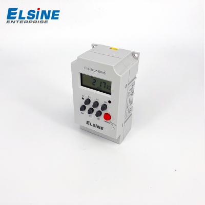 China ELSINE KG316T-II 230V 25A Industrial Din Rail Log and LCD Digital Weekly Programmable Electronic Timer for sale