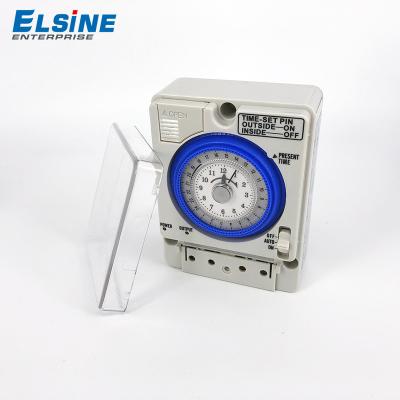 China Industrial mechanical timer TB-388 150hours battery operated 20A 250V 15 minutes 24 hours timer switch for sale