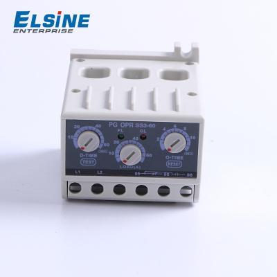 China Elsine sealed electronic digital overload overcurrent phase loss protection relay for sale