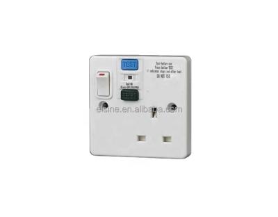 China Single 13A RCD Equipment Switched Socket 30mA &10mA RCD0130SPD for sale