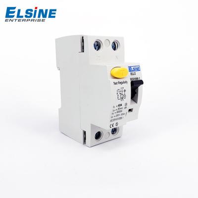 China 2P 30mA 100ma 300ma 63A ELCB RCCB Device Residual Current Circuit Breaker RCD ELL1 for sale