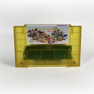 China Playing Game Super 68 In 1 Save Game File Cartridge Harvest Moon Last Blunder Gang Game Fansty II III IV Megaman X IV Terranigma Zeldaed Link for sale