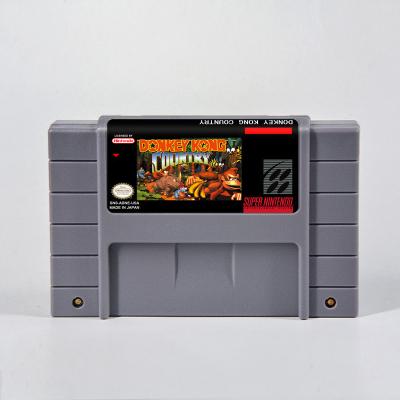 China Playing Game Donkey Kong Country 1,2,3 - Bit USA Version NTSC 16 Battery Save RPG Game Cartridge For SNES for sale