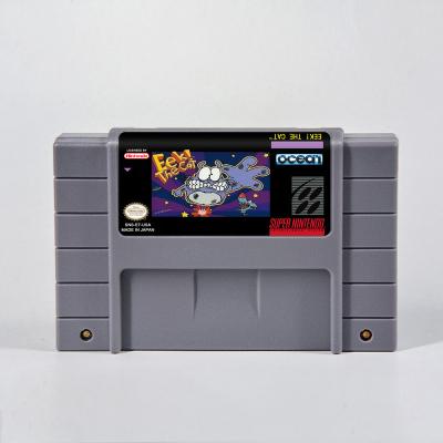 China Game Eek Game! The Bit Cat USA Version NTSC 16 Battery Save RPG Game Cartridge For SNES for sale