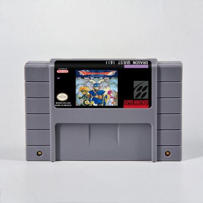 China Playing Game Dragon Quest I and II Bit USA Version NTSC 16 Battery Save RPG Game Cartridge For SNES for sale