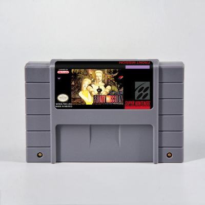 China Game Front Mission USA Version NTSC 16 Battery Save RPG Bit Game Cartridge For SNES for sale