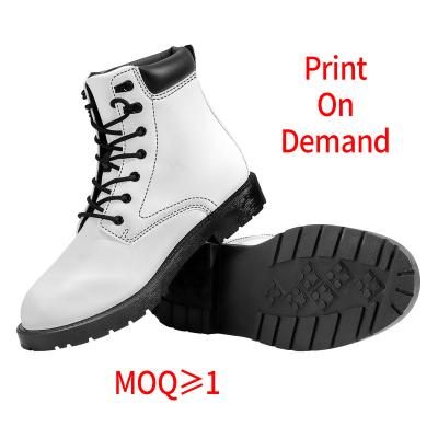 China MOQ 1 Round Pair LOGO Boots Women Shoes Customized 2021 PU Boots Women Boots Custom LOGO for sale